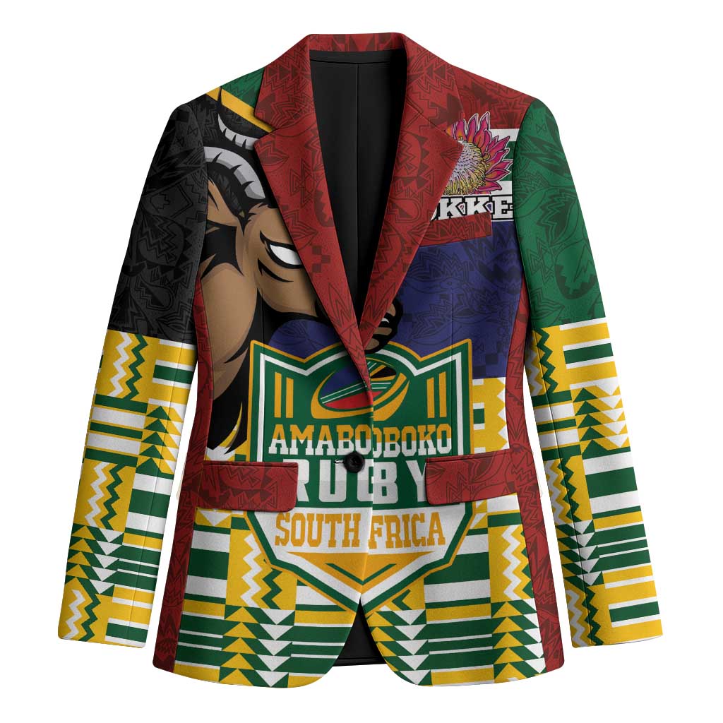 South Africa Rugby Blazer Go Bokke-Amabokoboko Spirit - Wonder Print Shop