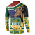 South Africa Rugby Button Sweatshirt Go Bokke-Amabokoboko Spirit - Wonder Print Shop
