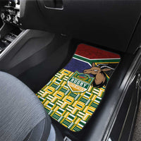 South Africa Rugby Car Mats Go Bokke-Amabokoboko Spirit - Wonder Print Shop