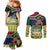 South Africa Rugby Couples Matching Mermaid Dress and Long Sleeve Button Shirt Go Bokke-Amabokoboko Spirit - Wonder Print Shop