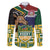 South Africa Rugby Family Matching Puletasi and Hawaiian Shirt Go Bokke-Amabokoboko Spirit - Wonder Print Shop