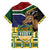 South Africa Rugby Family Matching Short Sleeve Bodycon Dress and Hawaiian Shirt Go Bokke-Amabokoboko Spirit - Wonder Print Shop
