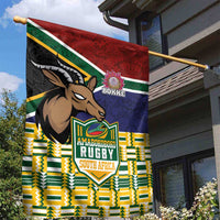 South Africa Rugby Garden Flag Go Bokke-Amabokoboko Spirit - Wonder Print Shop