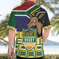 South Africa Rugby Hawaiian Shirt Go Bokke-Amabokoboko Spirit - Wonder Print Shop