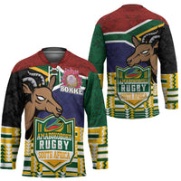 South Africa Rugby Hockey Jersey Go Bokke-Amabokoboko Spirit - Wonder Print Shop