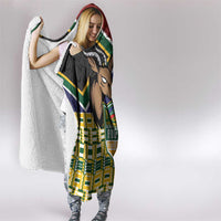 South Africa Rugby Hooded Blanket Go Bokke-Amabokoboko Spirit - Wonder Print Shop