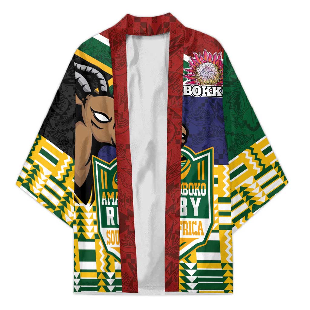 South Africa Rugby Kimono Go Bokke-Amabokoboko Spirit - Wonder Print Shop