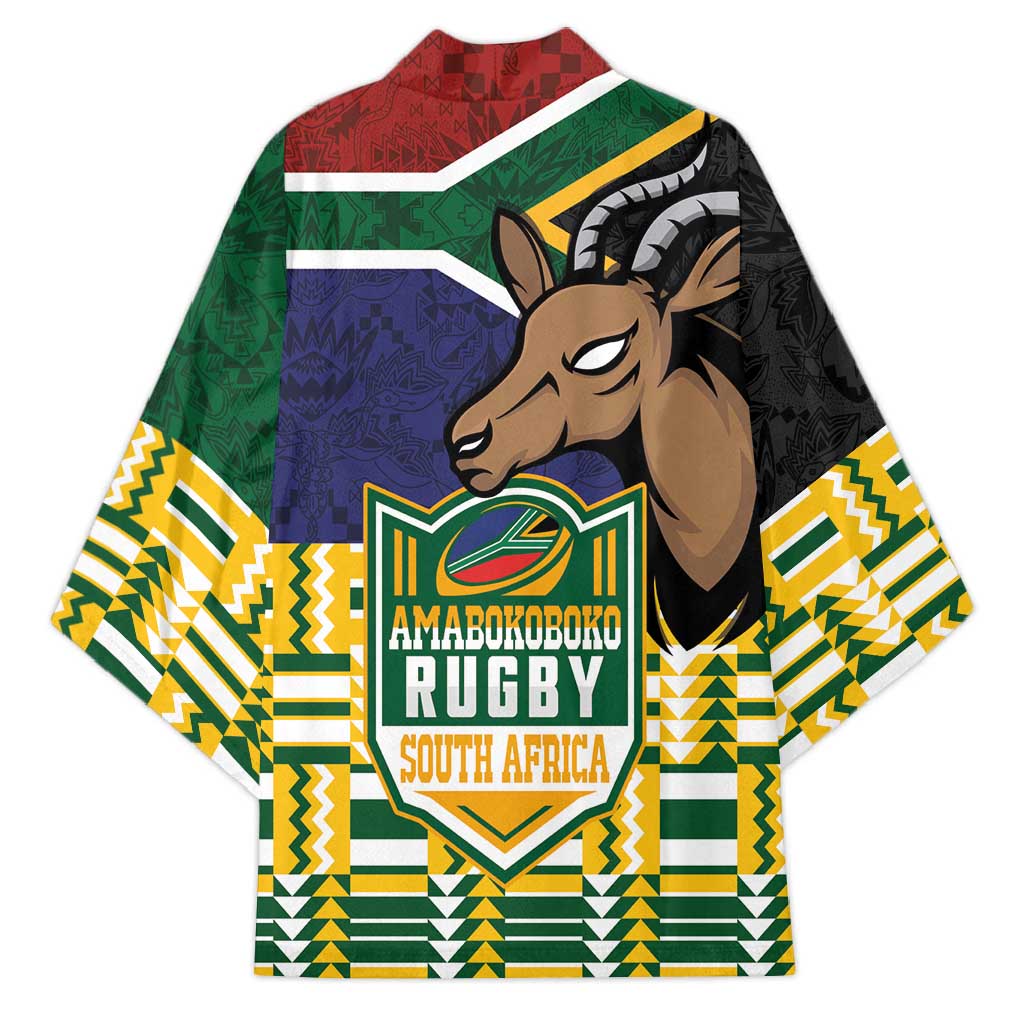 South Africa Rugby Kimono Go Bokke-Amabokoboko Spirit - Wonder Print Shop