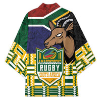 South Africa Rugby Kimono Go Bokke-Amabokoboko Spirit - Wonder Print Shop