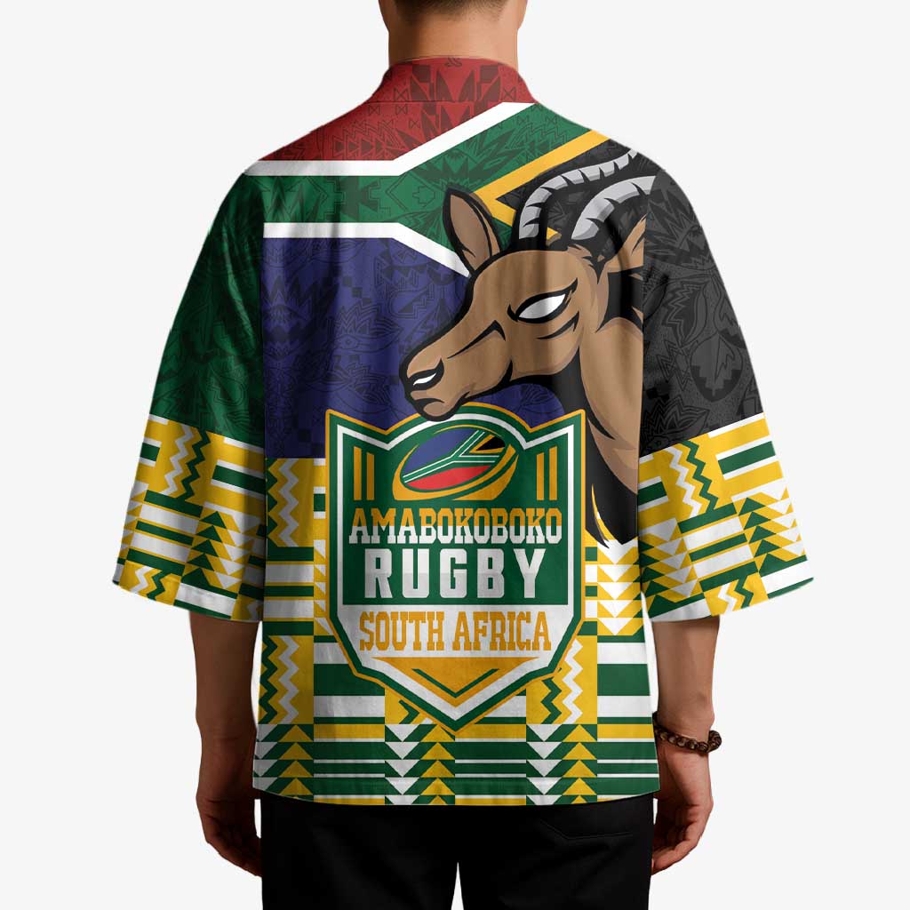 South Africa Rugby Kimono Go Bokke-Amabokoboko Spirit - Wonder Print Shop