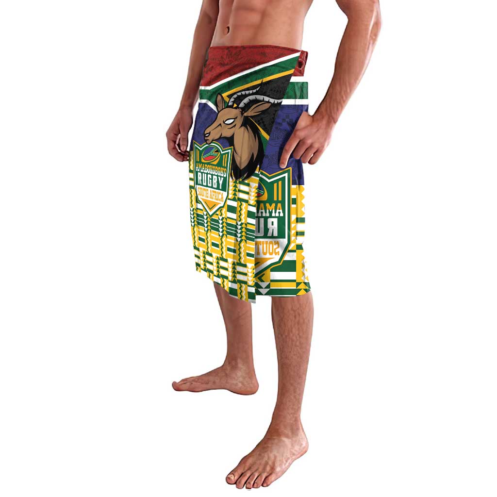 South Africa Rugby Lavalava Go Bokke-Amabokoboko Spirit - Wonder Print Shop