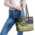 South Africa Rugby Leather Tote Bag Go Bokke-Amabokoboko Spirit - Wonder Print Shop