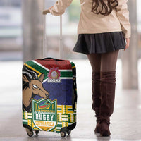 South Africa Rugby Luggage Cover Go Bokke-Amabokoboko Spirit - Wonder Print Shop