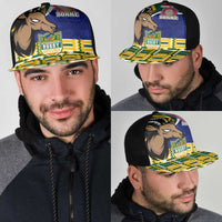 South Africa Rugby Mesh Trucker Cap Go Bokke-Amabokoboko Spirit - Wonder Print Shop