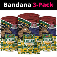 South Africa Rugby Neck Gaiter Go Bokke-Amabokoboko Spirit - Wonder Print Shop