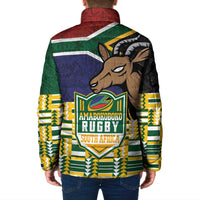 South Africa Rugby Padded Jacket Go Bokke-Amabokoboko Spirit - Wonder Print Shop