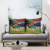 South Africa Rugby Pillow Cover Go Bokke-Amabokoboko Spirit - Wonder Print Shop
