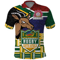South Africa Rugby Polo Shirt Go Bokke-Amabokoboko Spirit - Wonder Print Shop