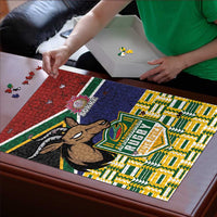 South Africa Rugby Puzzle Go Bokke-Amabokoboko Spirit - Wonder Print Shop