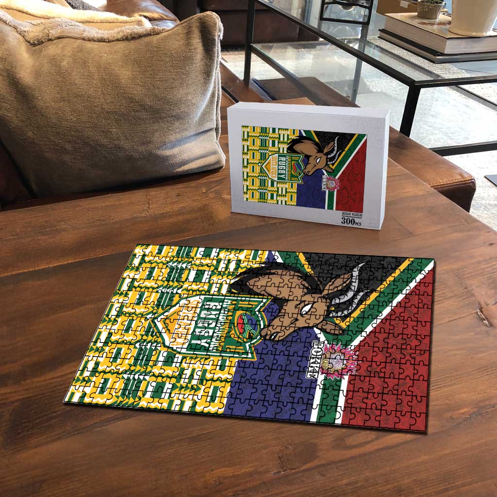 South Africa Rugby Puzzle Go Bokke-Amabokoboko Spirit - Wonder Print Shop