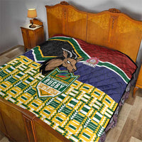 South Africa Rugby Quilt Go Bokke-Amabokoboko Spirit - Wonder Print Shop