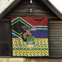 South Africa Rugby Quilt Go Bokke-Amabokoboko Spirit - Wonder Print Shop
