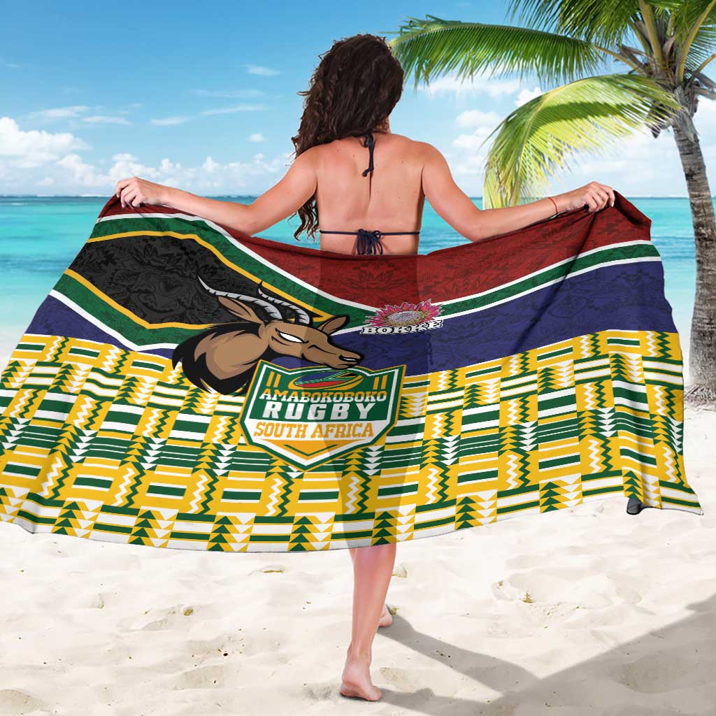 South Africa Rugby Sarong Go Bokke-Amabokoboko Spirit - Wonder Print Shop