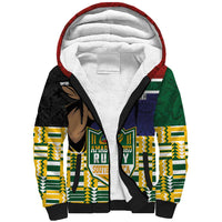 South Africa Rugby Sherpa Hoodie Go Bokke-Amabokoboko Spirit - Wonder Print Shop