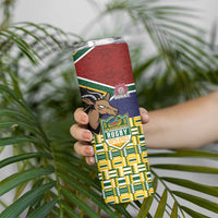 South Africa Rugby Skinny Tumbler Go Bokke-Amabokoboko Spirit - Wonder Print Shop