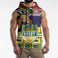 South Africa Rugby Sleeveless Hoodie Go Bokke-Amabokoboko Spirit - Wonder Print Shop