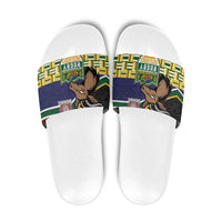 South Africa Rugby Slide Sandals Go Bokke-Amabokoboko Spirit - Wonder Print Shop