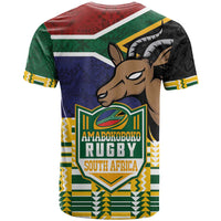 South Africa Rugby T Shirt Go Bokke-Amabokoboko Spirit - Wonder Print Shop