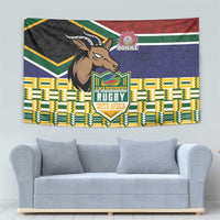 South Africa Rugby Tapestry Go Bokke-Amabokoboko Spirit - Wonder Print Shop