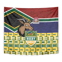 South Africa Rugby Tapestry Go Bokke-Amabokoboko Spirit - Wonder Print Shop