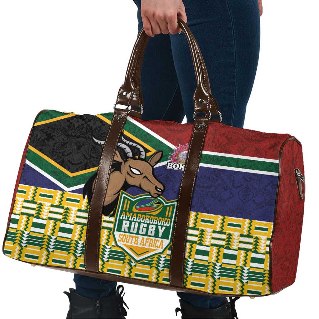 South Africa Rugby Travel Bag Go Bokke-Amabokoboko Spirit - Wonder Print Shop