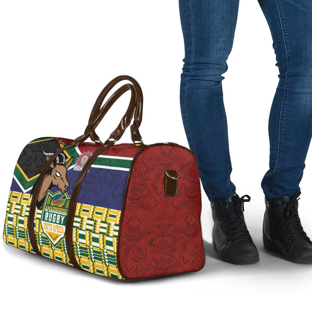 South Africa Rugby Travel Bag Go Bokke-Amabokoboko Spirit - Wonder Print Shop