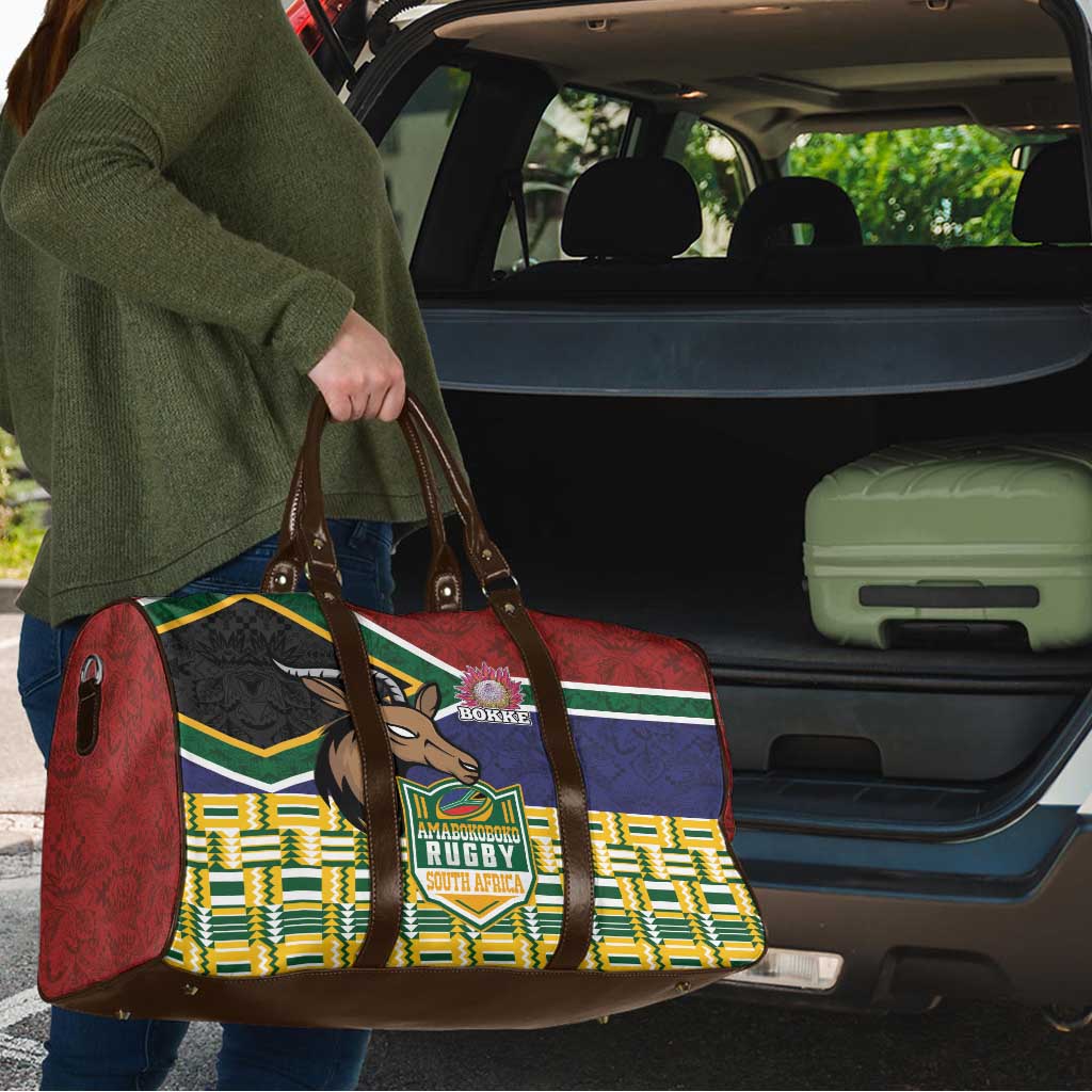 South Africa Rugby Travel Bag Go Bokke-Amabokoboko Spirit - Wonder Print Shop