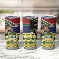 South Africa Rugby Tumbler Cup Go Bokke-Amabokoboko Spirit - Wonder Print Shop