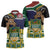 South Africa Rugby Zipper Polo Shirt Go Bokke-Amabokoboko Spirit - Wonder Print Shop