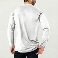 Viking Art Button Sweatshirt Tattoo Reveal Effect