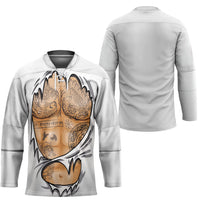 Viking Art Hockey Jersey Tattoo Reveal Effect