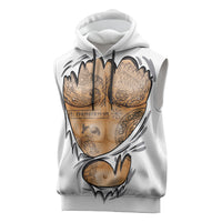 Viking Art Sleeveless Hoodie Tattoo Reveal Effect