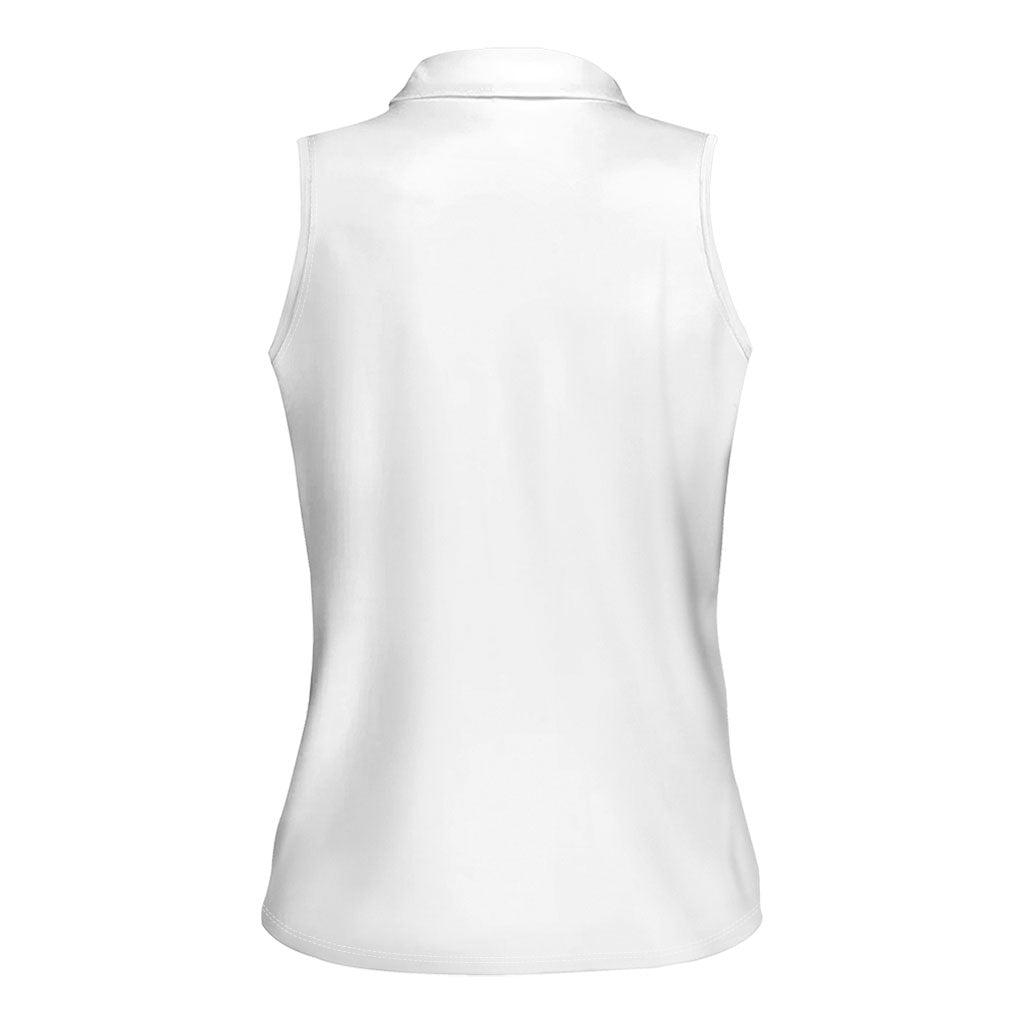 Viking Art Women Sleeveless Polo Shirt Tattoo Reveal Effect
