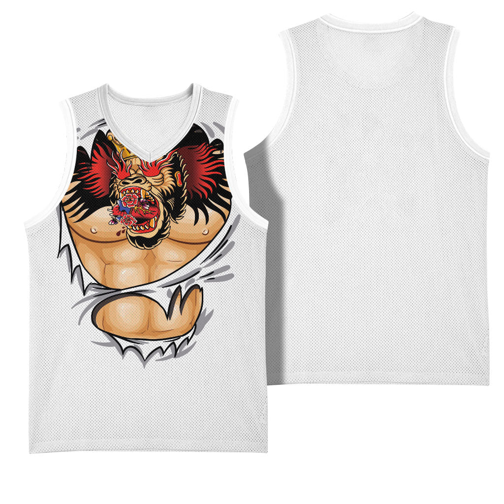 The Notorious Basketball Jersey Tattoo Reveal Effect