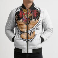 The Notorious Bomber Puffer Jacket Tattoo Reveal Effect