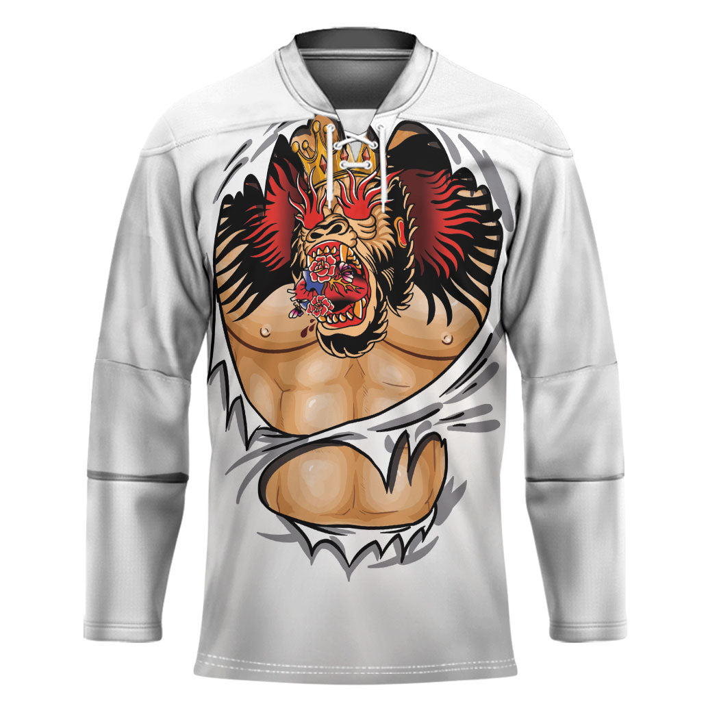 The Notorious Hockey Jersey Tattoo Reveal Effect