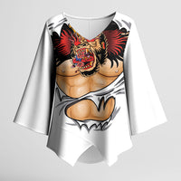 The Notorious Kimono Sleeve Blouse Tattoo Reveal Effect