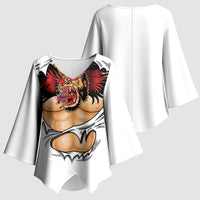 The Notorious Kimono Sleeve Blouse Tattoo Reveal Effect