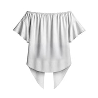 The Notorious Off Shoulder Wrap Waist Top Tattoo Reveal Effect
