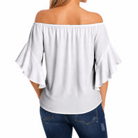 The Notorious Off Shoulder Wrap Waist Top Tattoo Reveal Effect